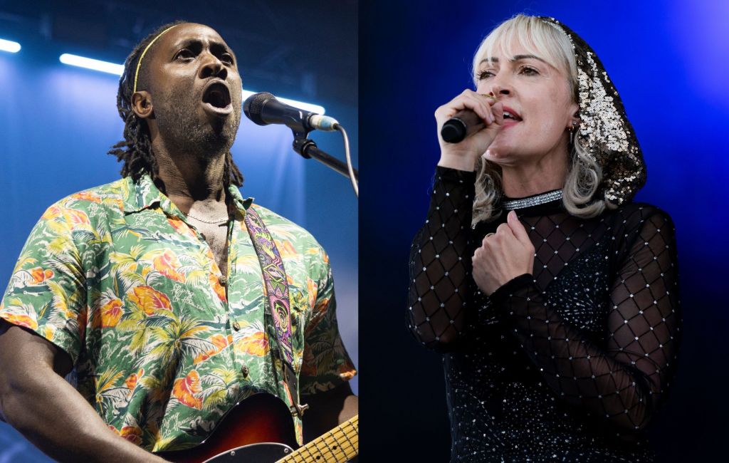 Kele Okereke of Bloc Party and Emily Haines of Metric