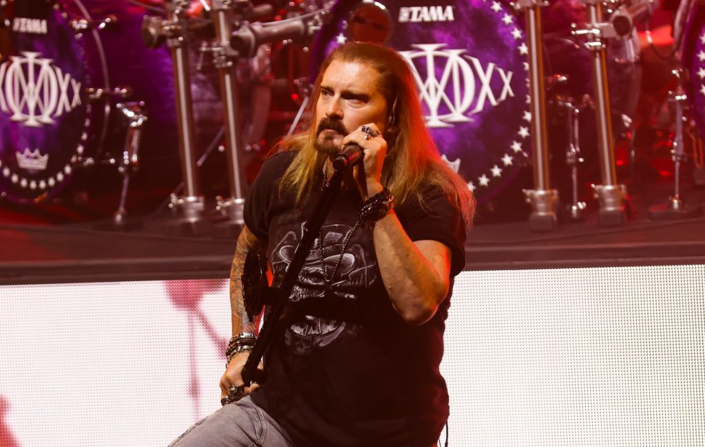 James LaBrie performing live on stage with Dream Theater