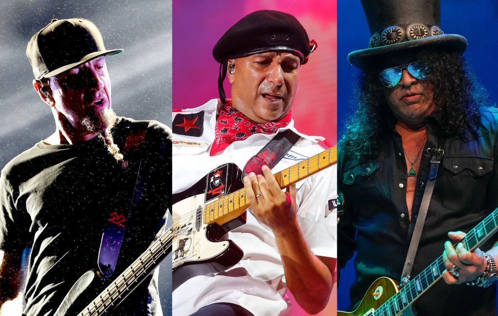 Shavo Odadjian, Tom Morello and Slash