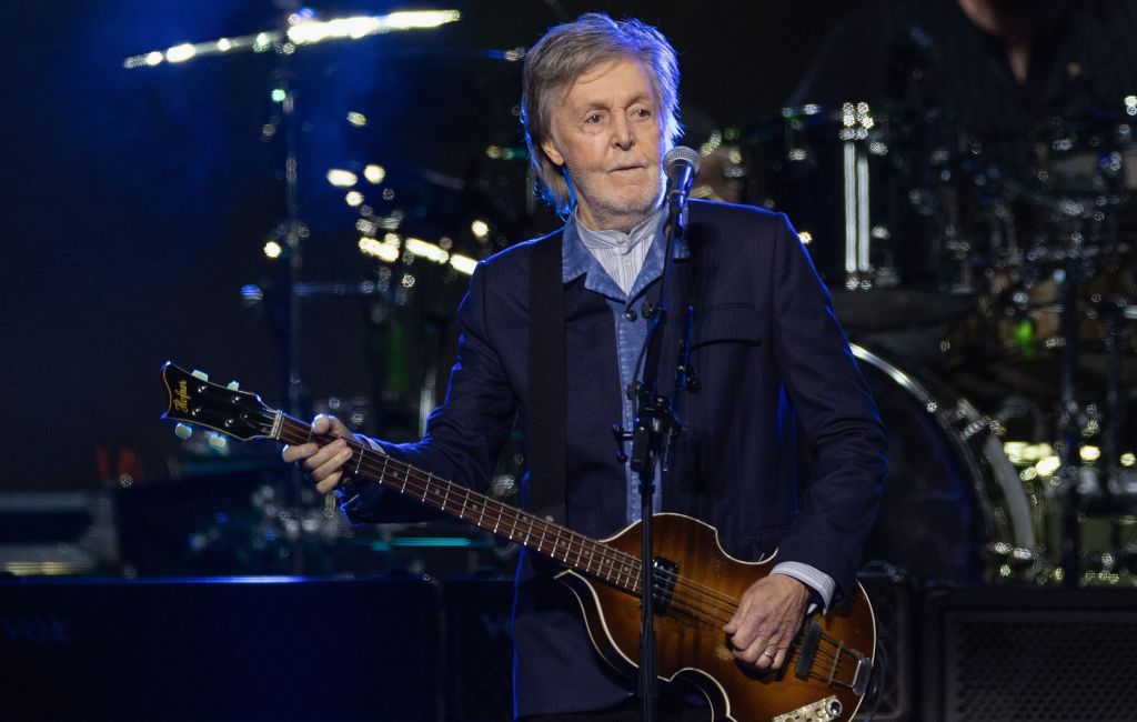 Paul McCartney performs