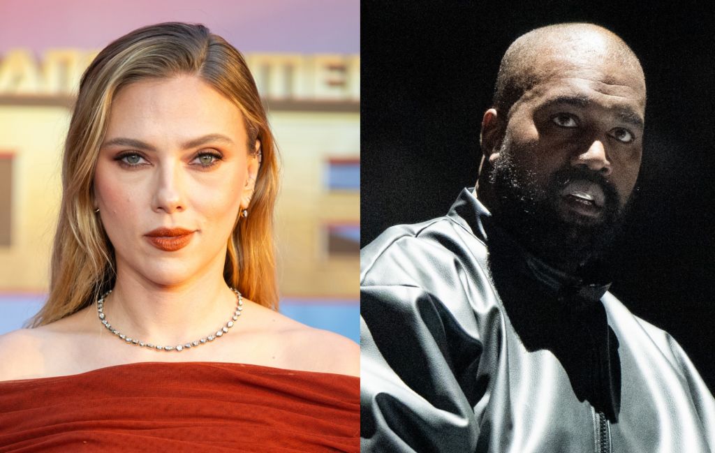 Scarlett Johannson and Kanye West