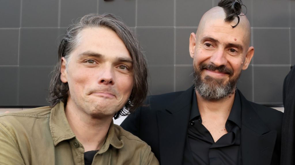 Gerard Way and Gabriel Bá at 'The Umbrella Academy' Season 4 premiere in August 2024. CREDIT: Rodin Eckenroth/Getty Images for Netflix