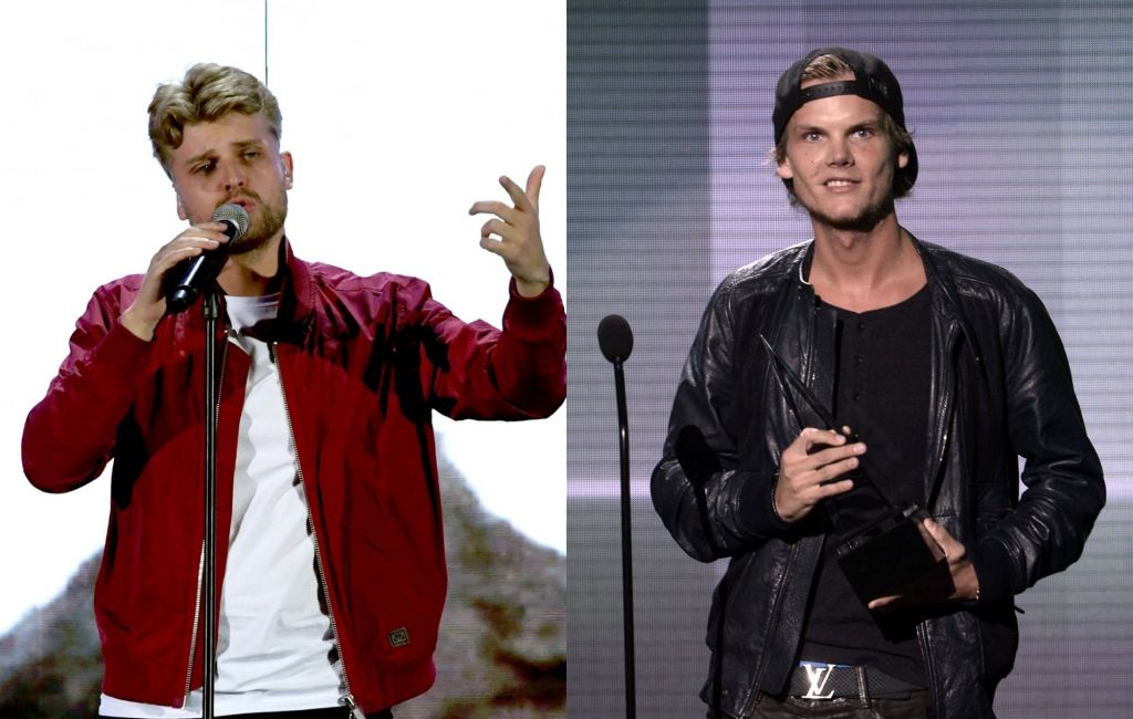 Sandro Cavazza and Avicii. Credit: Kevin Winter via GETTY