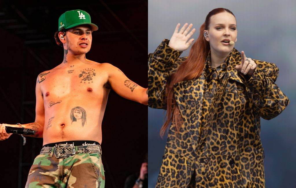 Slowthai (left) and Anne Marie (right) performing live on stage