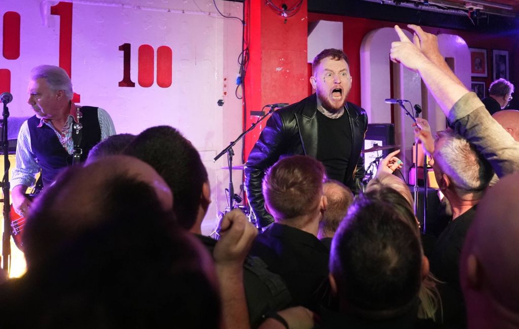 Sex Pistols featuring Frank Carter performing at The 100 Club, London (Photo by Lucy North/PA Images via Getty Images)