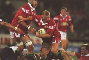 Dorian West's British and Irish Lions story started on a beach in Menorca. (David Rogers/ALLSPORT)