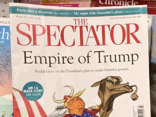 Spectator cover with headline 'Empire of Trump'