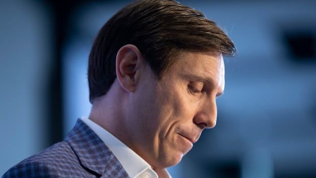 Patrick Brown announces his candidacy for the federal Conservative Leadership at a rally in Brampton, Ont., on Sunday, March 13, 2022.