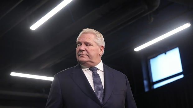 Ontario Premier Doug Ford attends a news conference at Queen's Park Legislature in Toronto on Thursday  December 12, 2024.