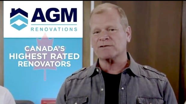 Mike Holmes appears in an ad for AGM renovations