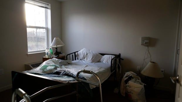 Sunlight shines into a senior community home in Nottingham, Md.