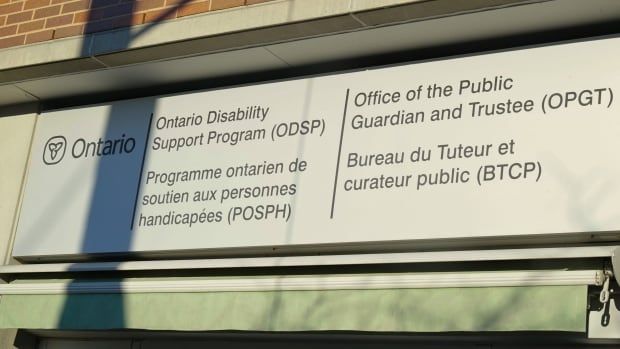 ODSP office sign.