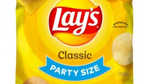 Product photo of Lay's Classic Party Size chips recalled in the U.S. over undeclared milk allergen.