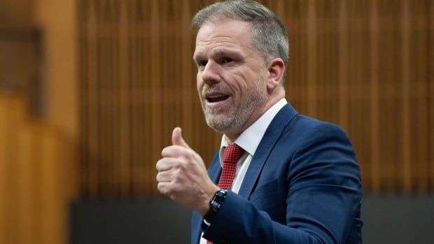 Minister of Health Mark Holland rises during Question Period, Monday, Dec 2, 2024 in Ottawa. 