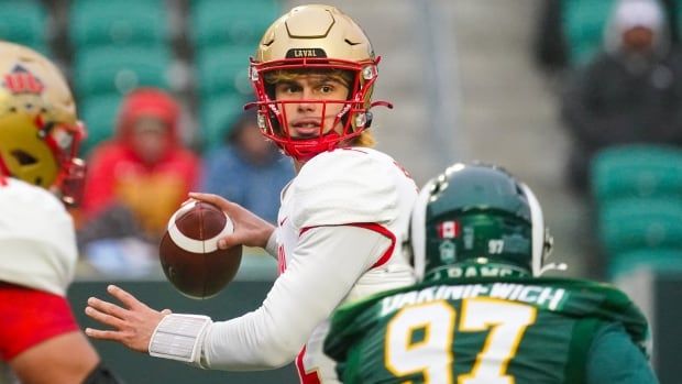 Male Laval football player