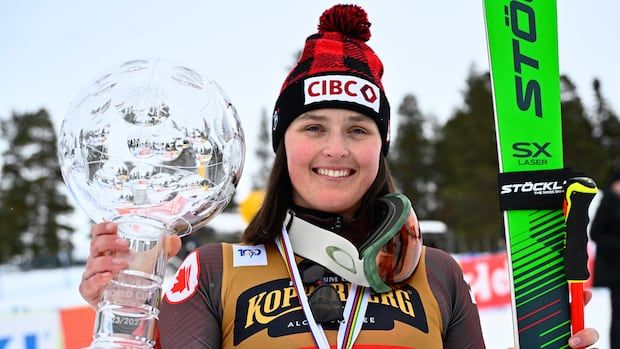 Canada's Marielle Thompson on March 23, 2024 in Idre Fjall, Sweden.