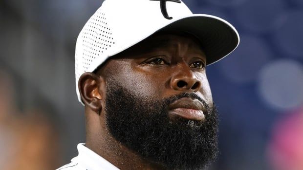 Tennessee Titans general manager Ran Carthon looks on during the second half of an NFL regular-season game against the visiting Seattle Seahawks at Nissan Stadium on August 17, 2024 in Nashville.