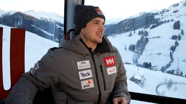 Toronto's Jack Crawford in in Saalbach-Hinterglemm, Austria on Feb. 4, 2025.