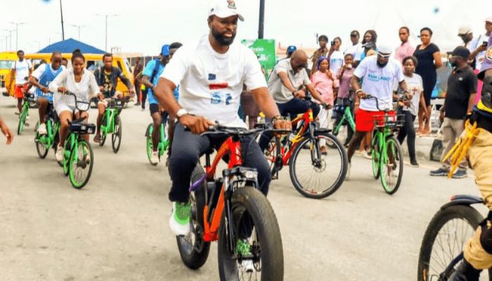 Simba Planet Sparks Excitement at Lagos Car-Free Day with Electric Bicycles