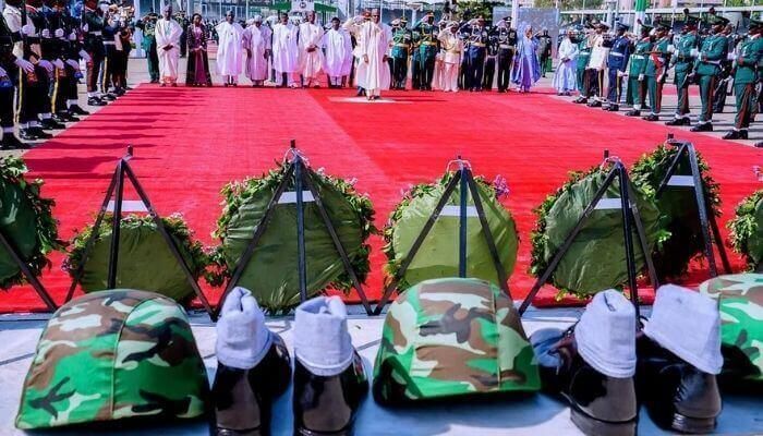 Shettima, Akpabio lead tribute to fallen heroes