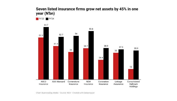 Nigeria’s insurance firms’ N343.3bn net assets propel investors’ confidence