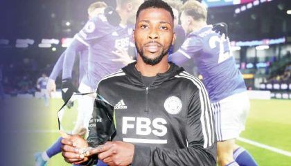 Kelechi Iheanacho named Leicester player of the season