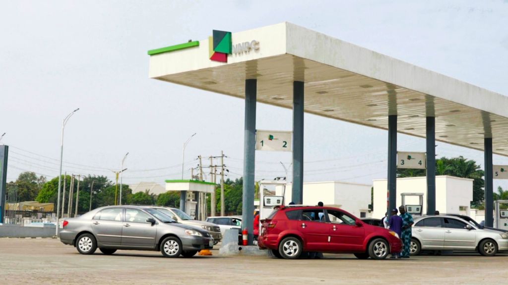 NNPC Ltd filling station used to tell the story.