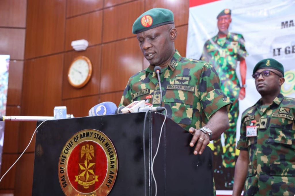 Chief of Army Staff, Taoreed Lagbaja [PHOTO CREDIT: HQ Nigerian Army]