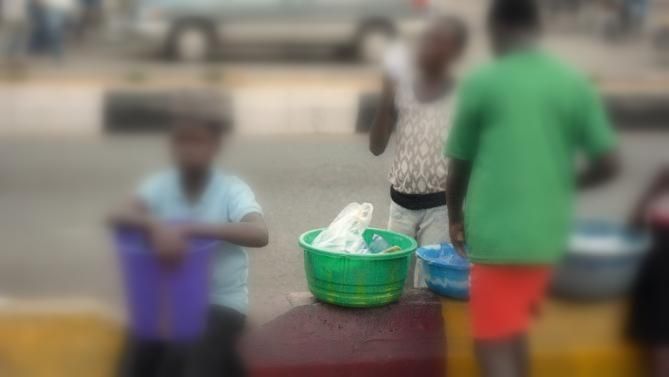 Children hawking on the street used to tell the story.