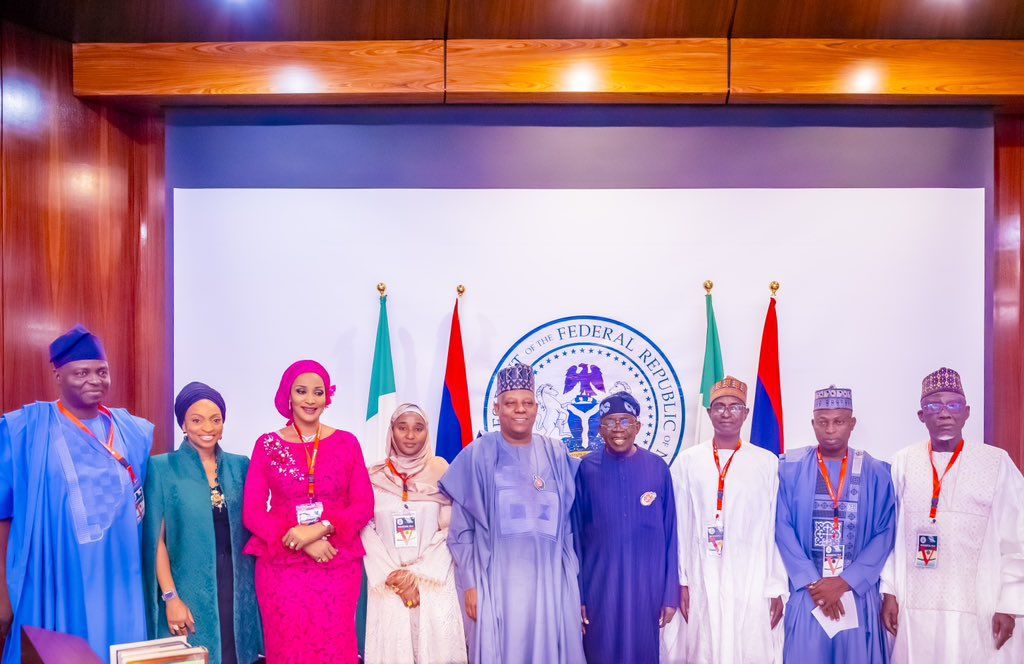 Images from the state house as President Bola Ahmed Tinubu presided over the swearing in of his new ministers today.