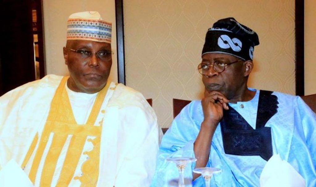 Atiku Abubakar and Bola Ahmed Tinubu, presidential candidates for the PDP and APC.