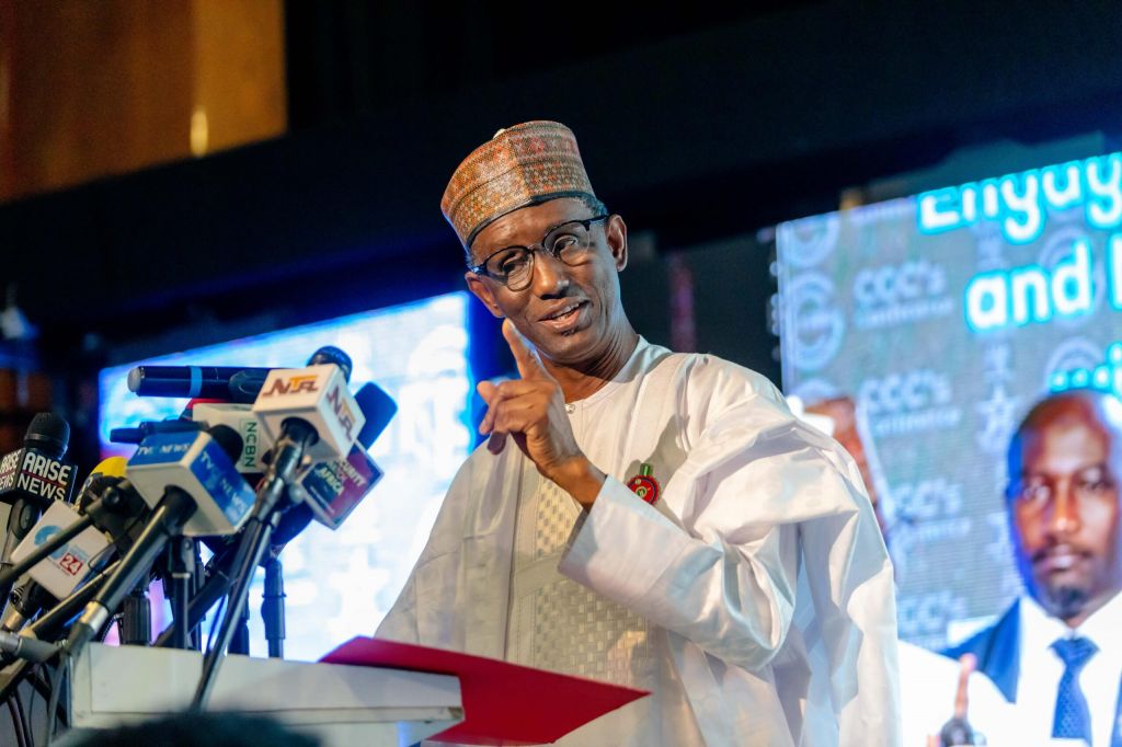 National Security Adviser, Nuhu Ribadu, who represented President Bola Tinubu at the event