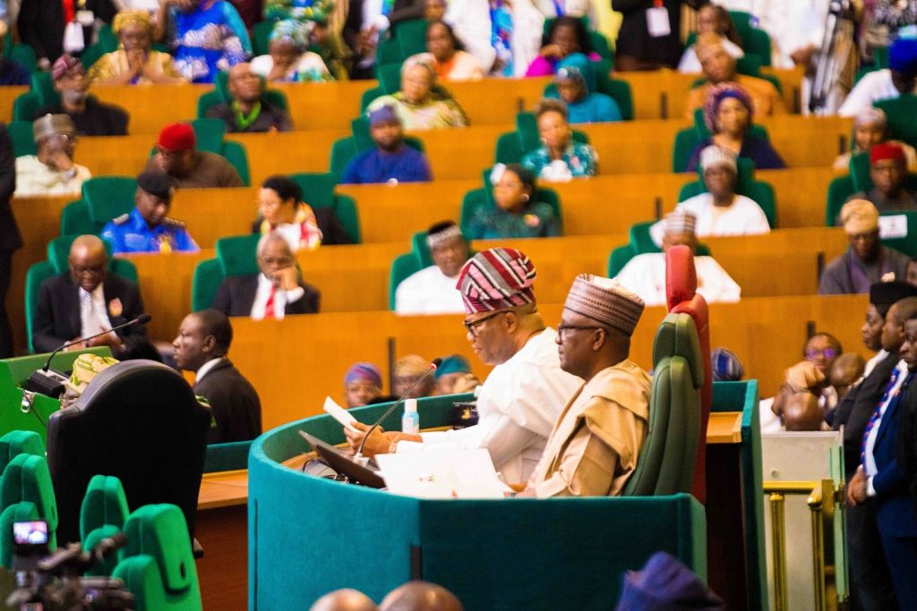 Joint plenary session during Tinubu's budget presentation