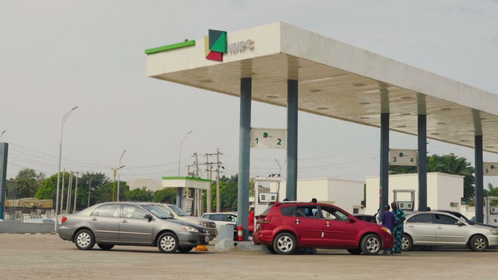 NNPC petrol station used to tell the story.