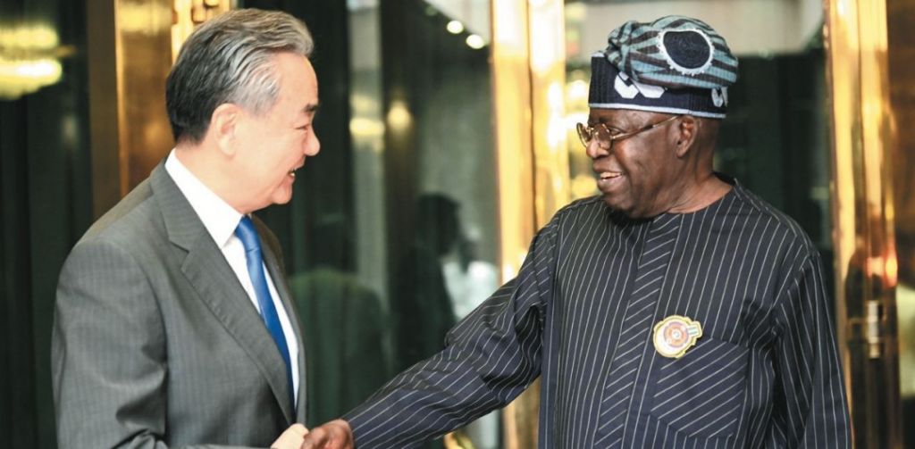 China's President Xi Jinping and President Bola Tinubu