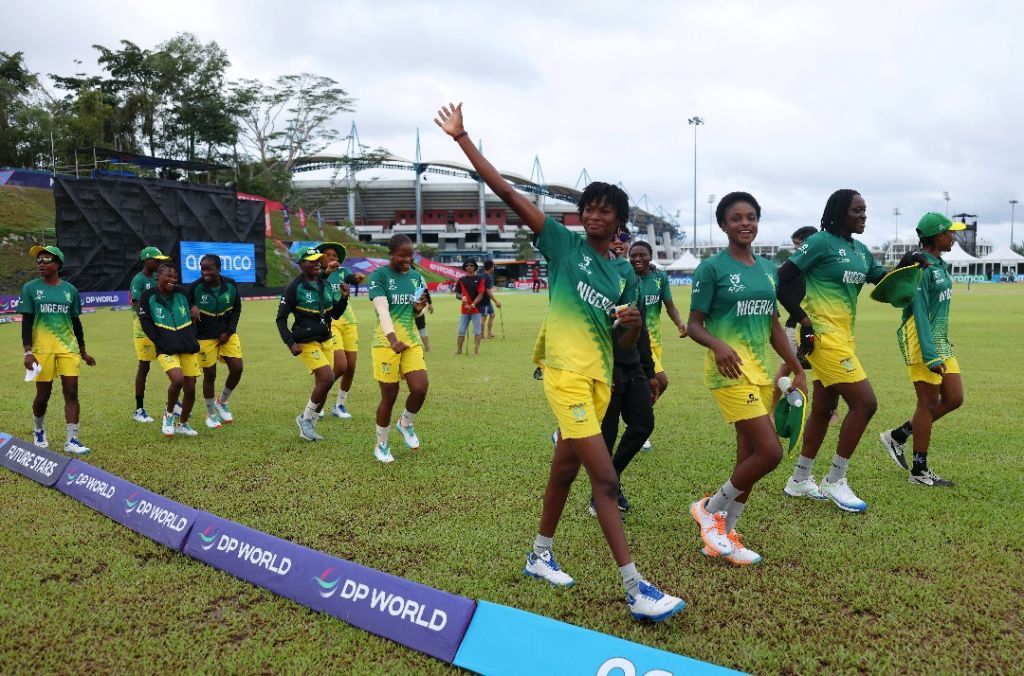 Nigeria's junior female cricket team, the Junior Female Yellow Greens