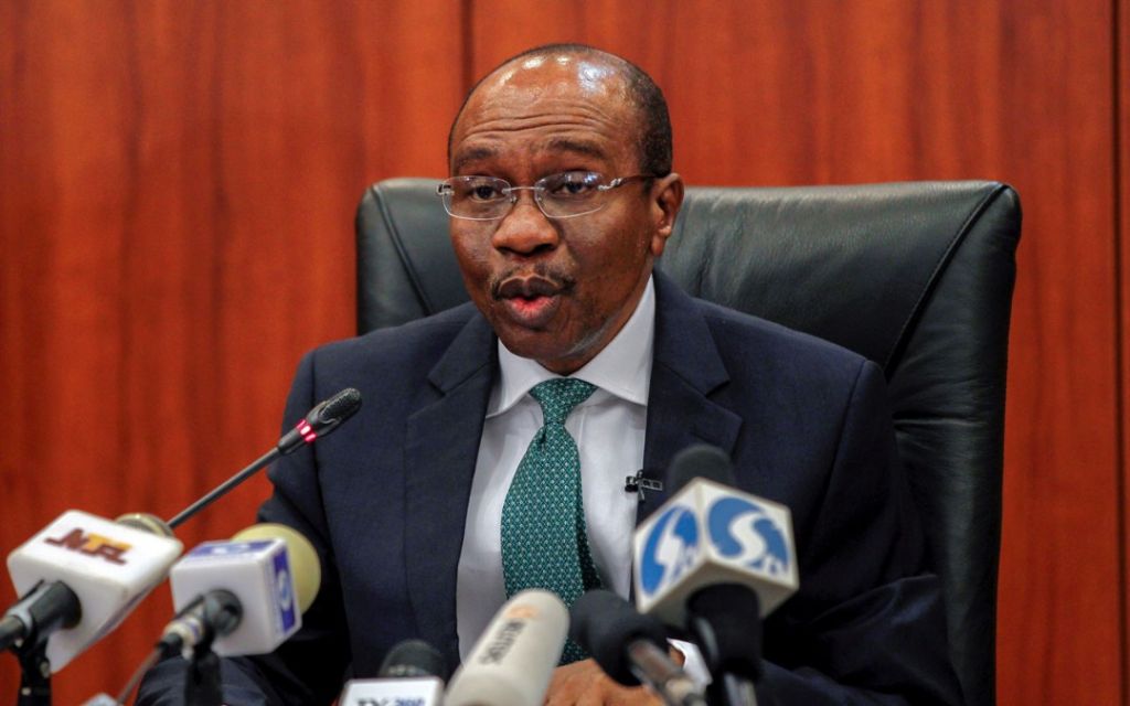 Godwin Emefiele, the former governor of Central Bank of Nigeria (CBN). [Image sourced from CBN Twitter account]