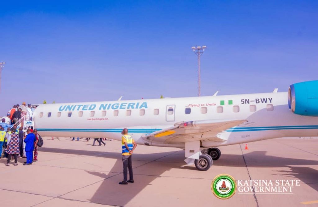 United Nigeria Airline (PHOTO CREDIT: Katsina State Government)