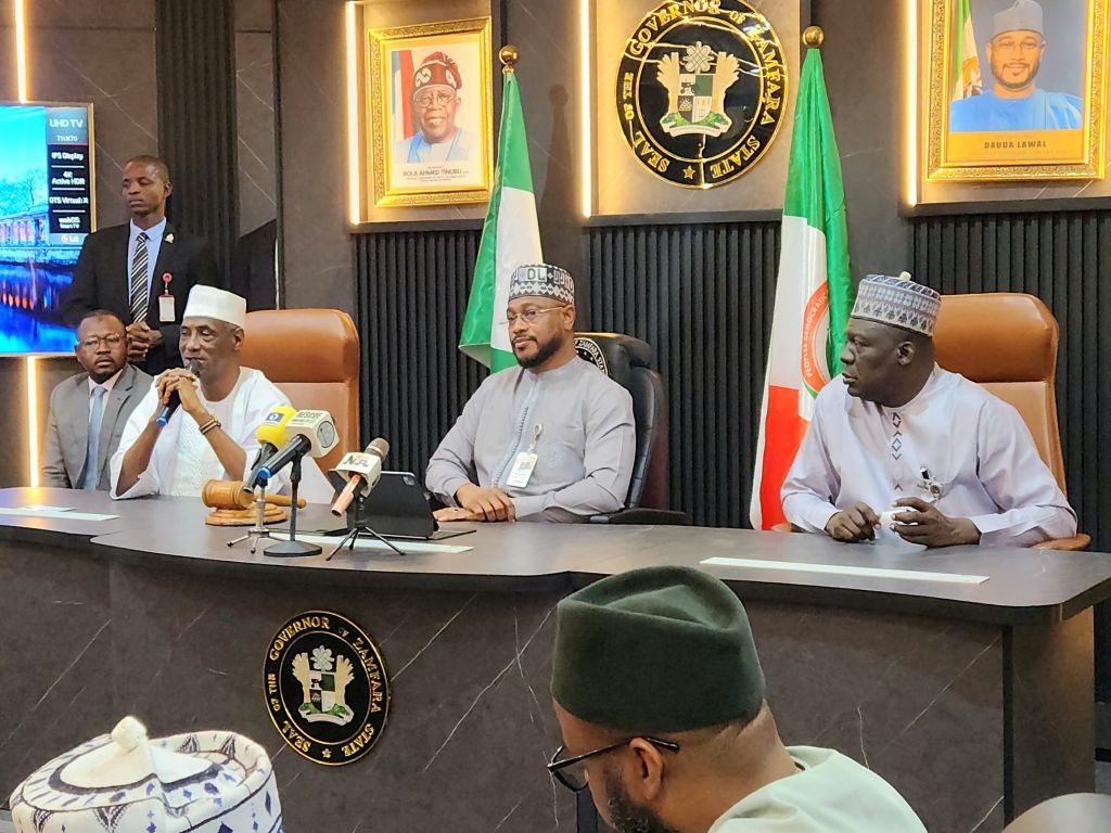 Zamfara State Governor, Dauda Lawal with the Northwest Development Commission