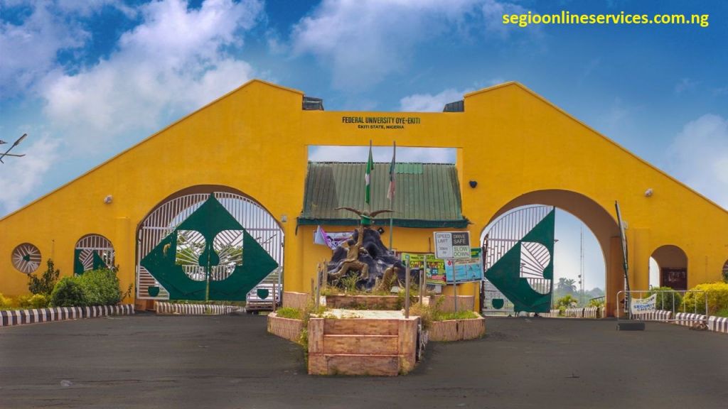 Front gate of Federal University, Oye Ekiti (FUOYE)