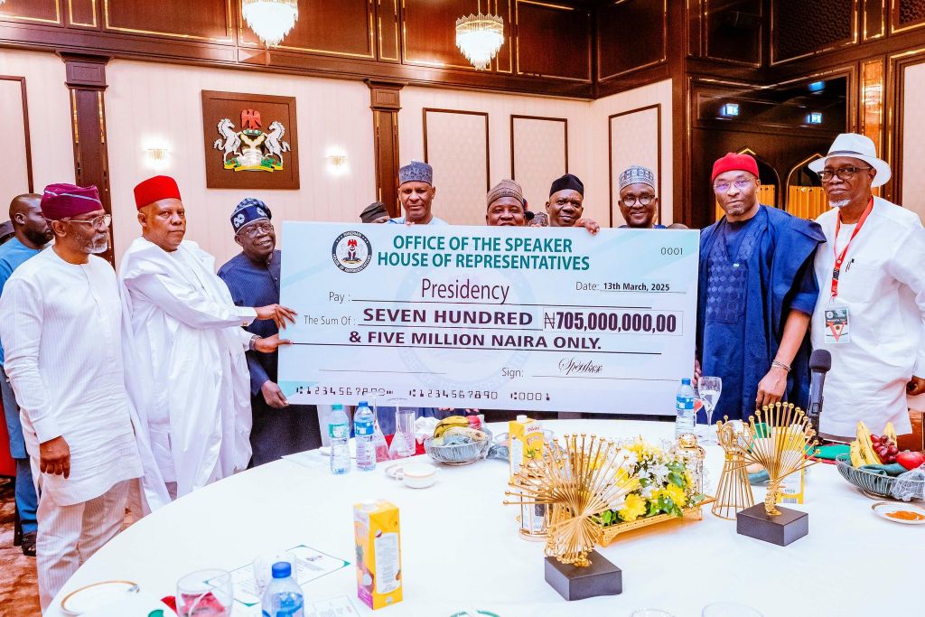 President Bola Tinubu, Vice President Kashim Shettima and members of the House of Representatives at the Iftar with the President