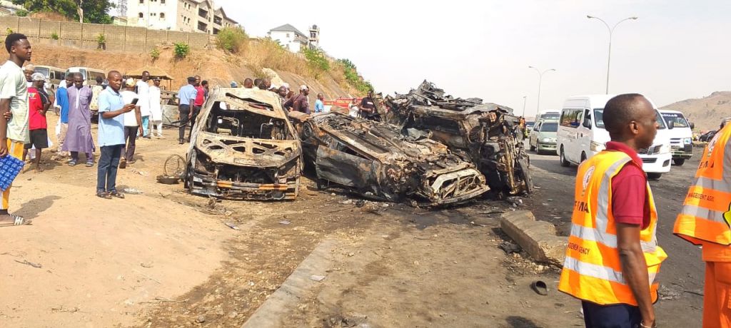 Scene of the Abuja accident