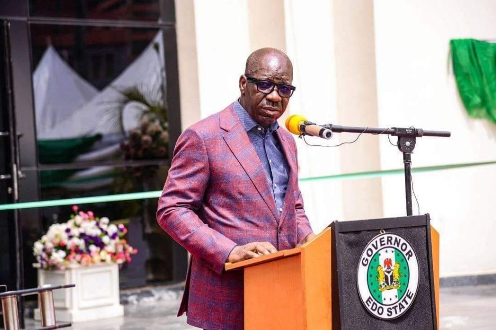 The Edo State governor, Godwin Obaseki [PHOTO CREDIT: @godwinobasekiofficial]