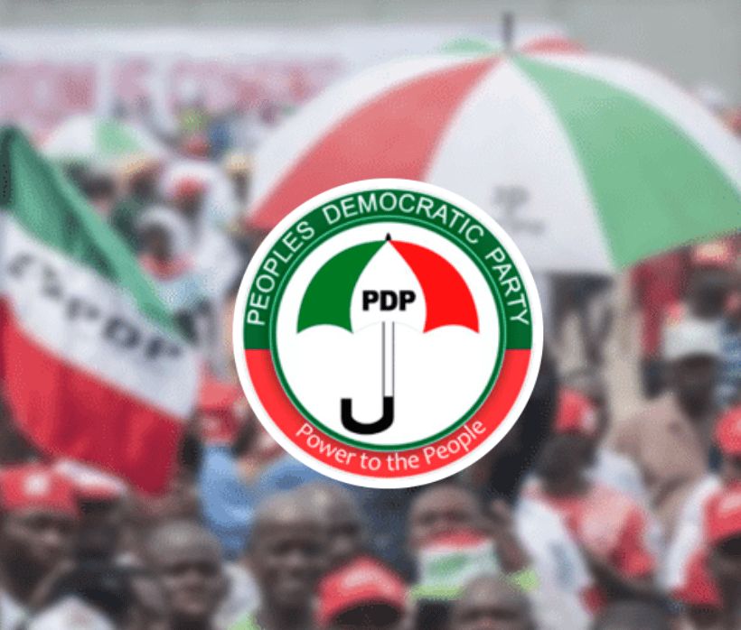 Logo of the Peoples Democratic Party (PDP)