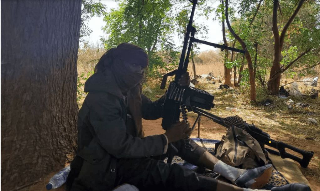 Late Halilu Sububu posed for a photograph in his Sububu Forest enclave, Zamfara State, February 2021 / Credit: Abdulaziz Abdulaziz