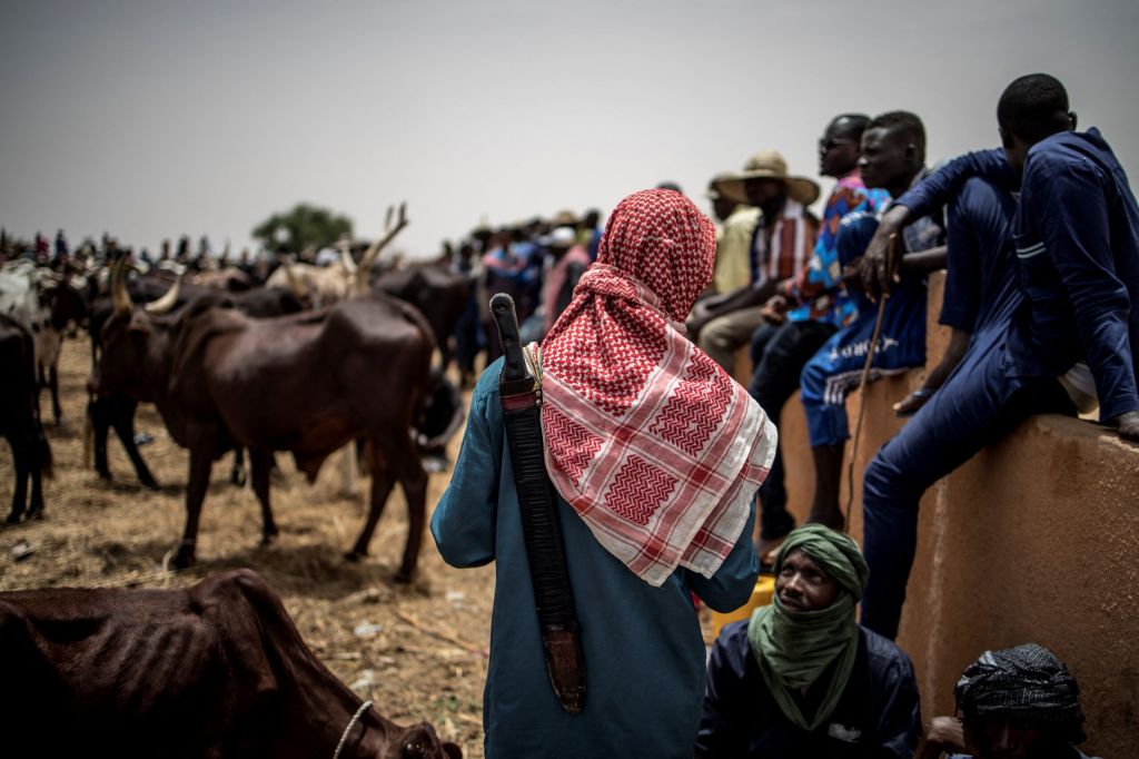 A photo of cattle herders used to illustrate the story