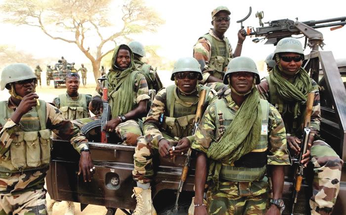 Nigerian troops