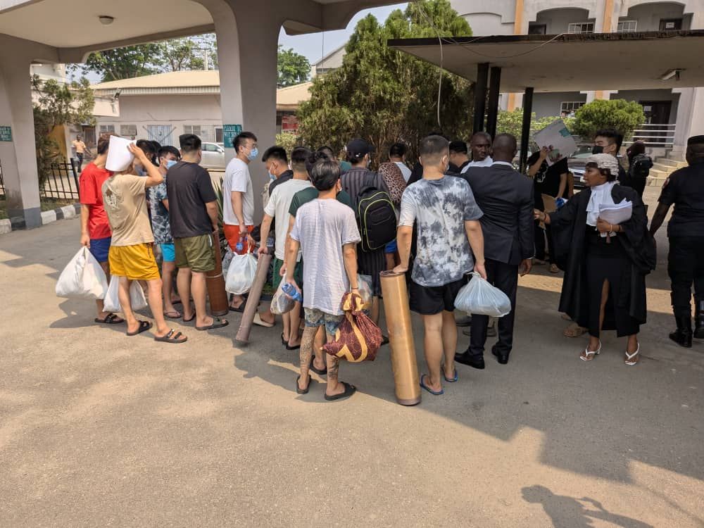 EFCC arraigns more foreigners (PHOTO CREDIT: EFCC)