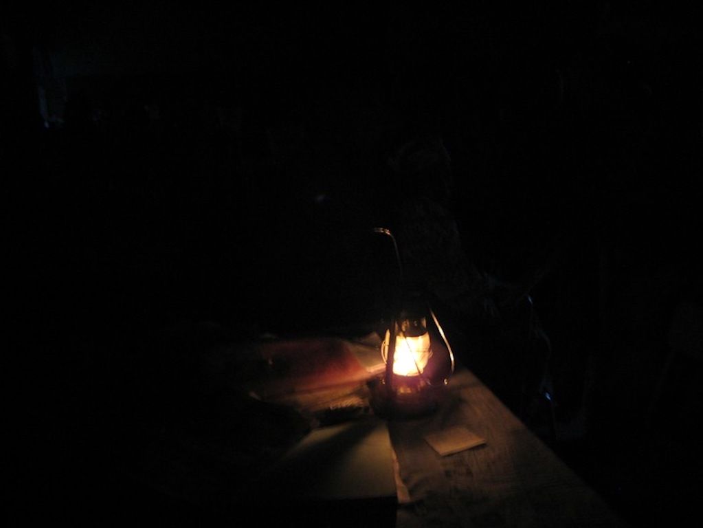 Power outage - lantern