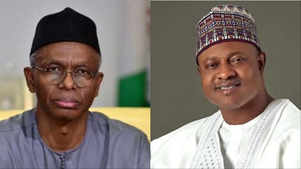 Former Kaduna State Governor, Nasir El-Rufai and current Governor of the State, Uba Sani